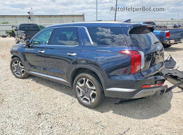 KM8R5DGEXRU734406 2024 HYUNDAI PALISADE Синий Задняя левая четверть