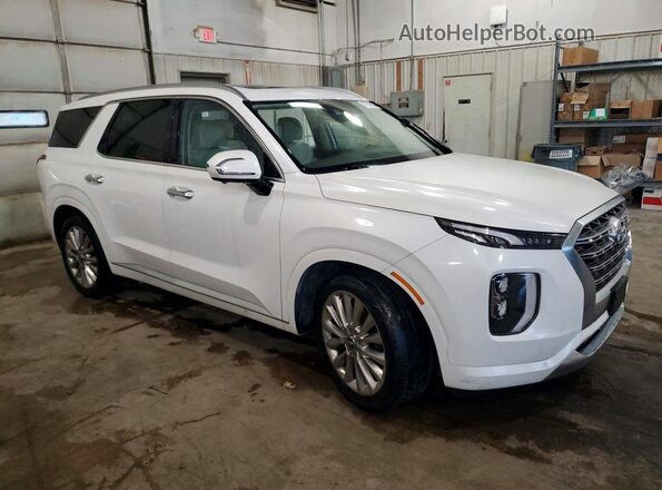 KM8R5DHE0LU084927 2020 HYUNDAI PALISADE Белый Передняя правая четверть