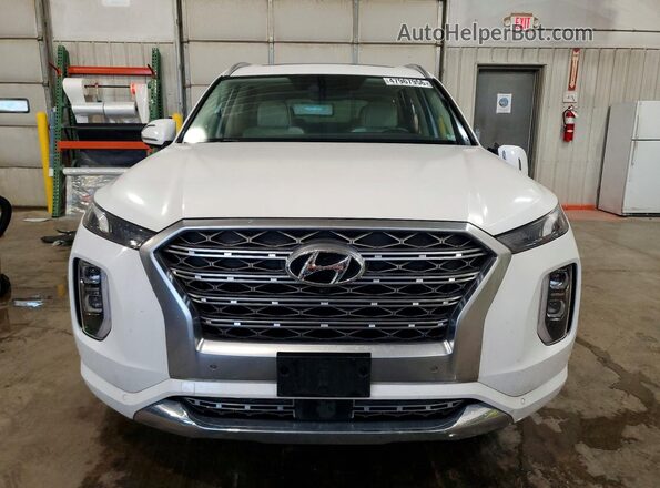 KM8R5DHE0LU084927 2020 HYUNDAI PALISADE Белый Вид спереди
