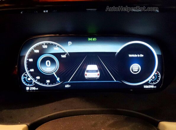 KM8R5DHE0LU084927 2020 HYUNDAI PALISADE Белый Вид щитка приборов