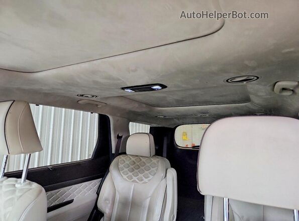 KM8R5DHE0LU127971 2020 HYUNDAI PALISADE Black Vista de los asientos traseros