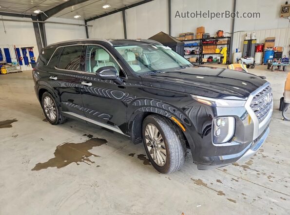 KM8R5DHE0LU127971 2020 HYUNDAI PALISADE Black Delantero derecho