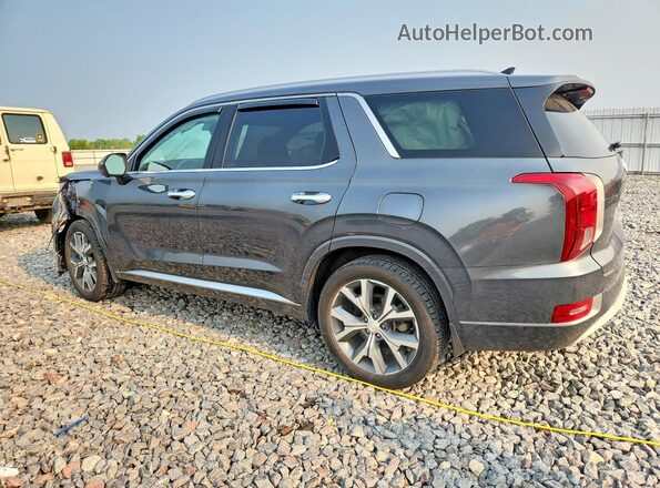 KM8R5DHE0MU200645 2021 HYUNDAI PALISADE Gray Rear left