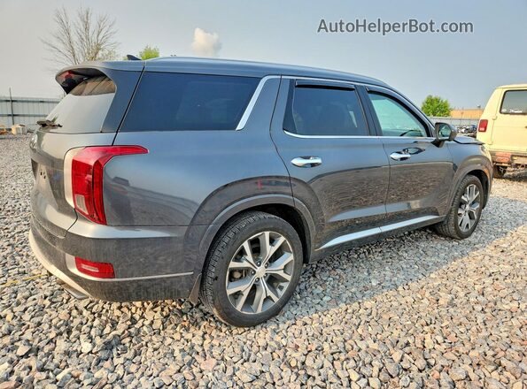 KM8R5DHE0MU200645 2021 HYUNDAI PALISADE Gray Rear right