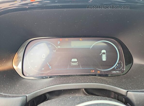 KM8R5DHE0MU200645 2021 HYUNDAI PALISADE Gray Instrument cluster view
