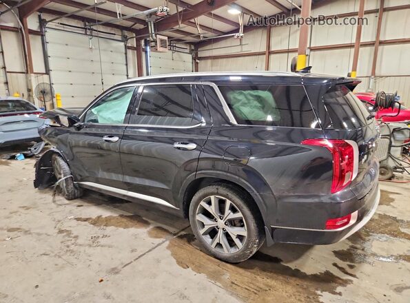 KM8R5DHE0MU307405 2021 HYUNDAI PALISADE Black Հետևի ձախ