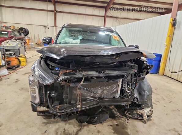 KM8R5DHE0MU307405 2021 HYUNDAI PALISADE Black Դիմացի տեսք