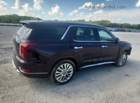 KM8R5DHE1LU123802 2020 HYUNDAI PALISADE Maroon Հետևի աջ