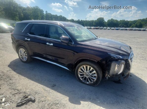 KM8R5DHE1LU123802 2020 HYUNDAI PALISADE Maroon Առջևի աջ