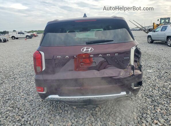 KM8R5DHE2LU033817 2020 HYUNDAI PALISADE Burgundy Vista trasera