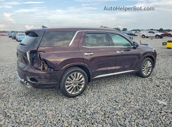 KM8R5DHE2LU033817 2020 HYUNDAI PALISADE Burgundy Trasero derecho