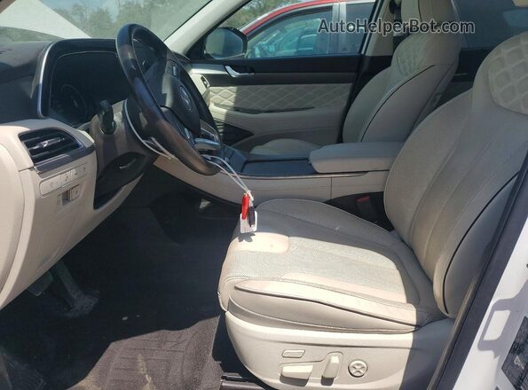 KM8R5DHE3LU151469 2020 HYUNDAI PALISADE White Front interior view