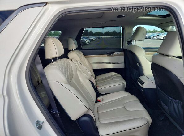 KM8R5DHE3MU293077 2021 HYUNDAI PALISADE White უკანა სალონის ხედი