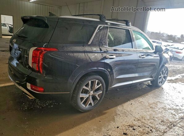 KM8R5DHE3MU313439 2021 HYUNDAI PALISADE Черный Задняя правая четверть