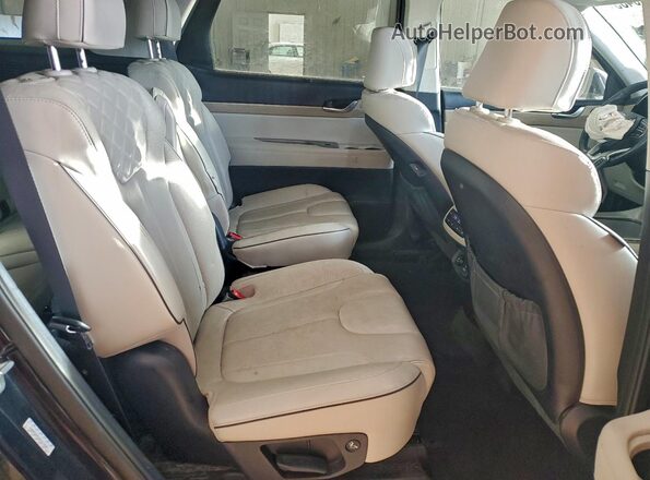 KM8R5DHE3MU313439 2021 HYUNDAI PALISADE Черный Вид задней части салона