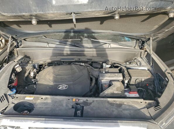 KM8R5DHE3MU313439 2021 HYUNDAI PALISADE Черный Вид подкапотного пространства