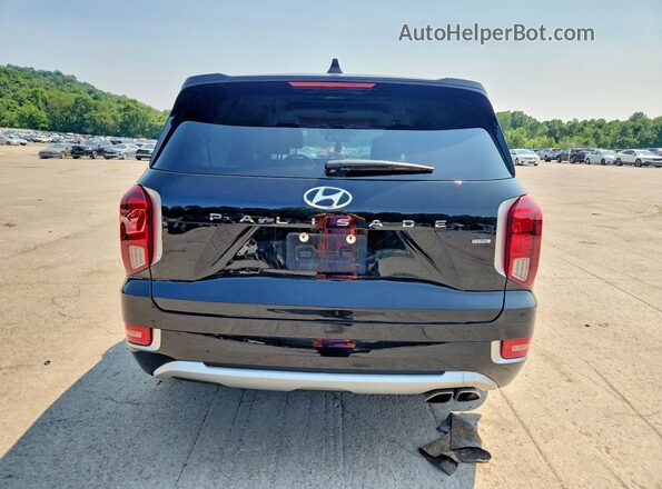 KM8R5DHE3NU458675 2022 HYUNDAI PALISADE Black Вид ззаду