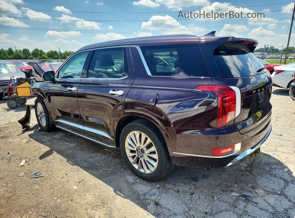 KM8R5DHE4LU084414 2020 HYUNDAI PALISADE Burgundy Tył lewy