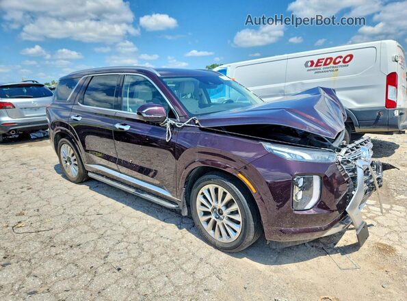KM8R5DHE4LU084414 2020 HYUNDAI PALISADE Burgundy Przód prawy