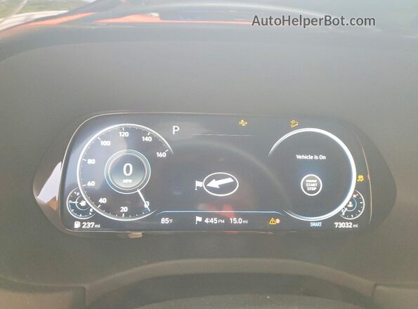 KM8R5DHE4LU084445 2020 HYUNDAI PALISADE Maroon Widok zestawu wskaźników