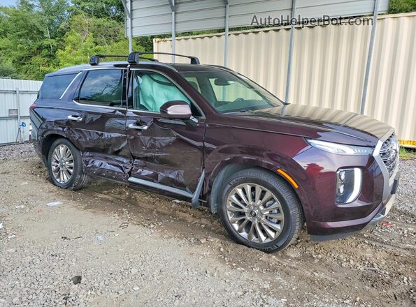 KM8R5DHE4LU084445 2020 HYUNDAI PALISADE Maroon Przód prawy