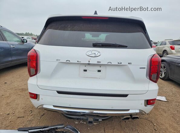 KM8R5DHE4LU090875 2020 HYUNDAI PALISADE White უკანა ხედი