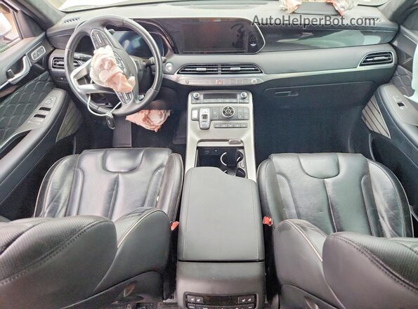 KM8R5DHE4LU090875 2020 HYUNDAI PALISADE White წინა პანელის ხედი