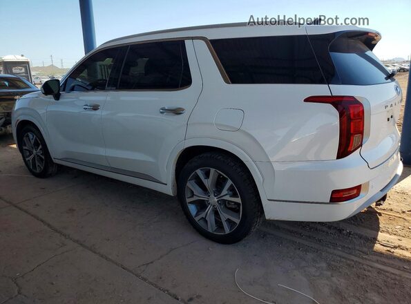 KM8R5DHE4MU316396 2021 HYUNDAI PALISADE White Задня ліва чверть