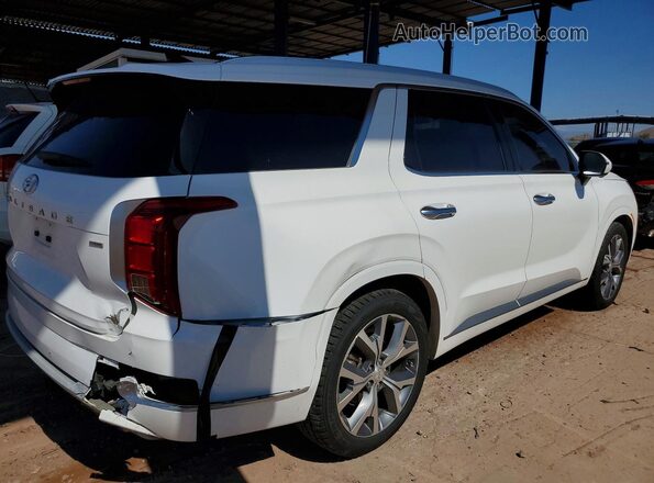 KM8R5DHE4MU316396 2021 HYUNDAI PALISADE White Задня права чверть