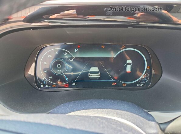 KM8R5DHE4NU369827 2022 HYUNDAI PALISADE Maroon Vista del cuadro de instrumentos