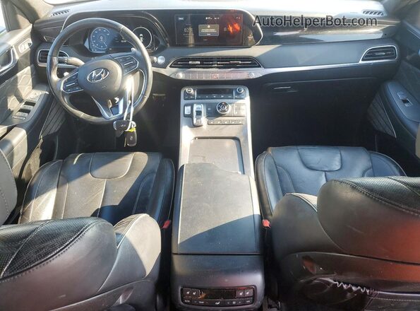 KM8R5DHE5LU080484 2020 HYUNDAI PALISADE Blue Вид панелі приладів