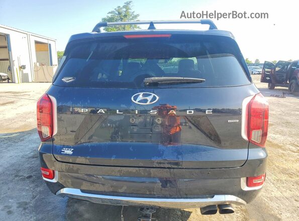 KM8R5DHE5LU080484 2020 HYUNDAI PALISADE Blue Вид ззаду