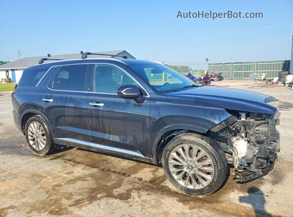 KM8R5DHE5LU080484 2020 HYUNDAI PALISADE Blue Передня права чверть