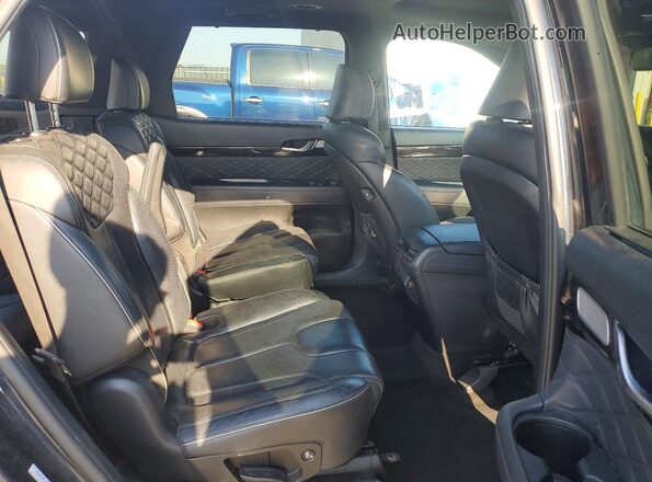 KM8R5DHE5LU080484 2020 HYUNDAI PALISADE Blue Вид задньої частини салону
