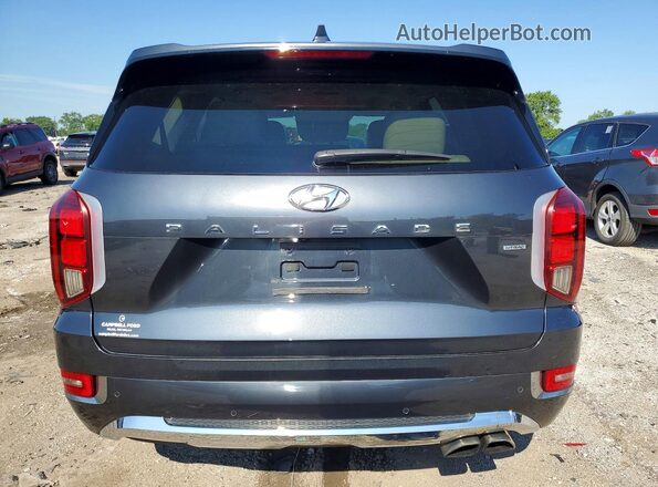 KM8R5DHE6LU038602 2020 HYUNDAI PALISADE Charcoal Rear view