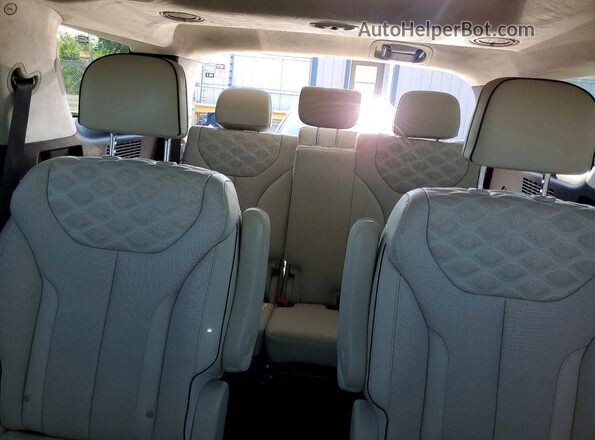 KM8R5DHE6LU038602 2020 HYUNDAI PALISADE Charcoal Rear seats view