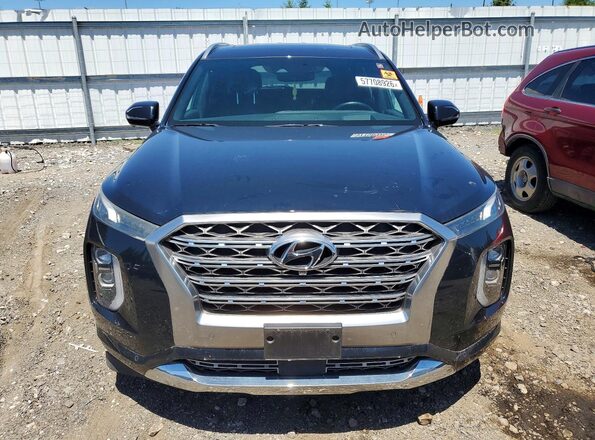 KM8R5DHE6LU108213 2020 HYUNDAI PALISADE Black Դիմացի տեսք
