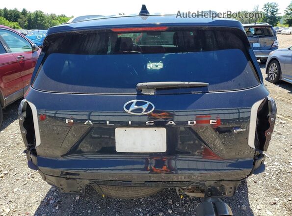 KM8R5DHE6LU108213 2020 HYUNDAI PALISADE Black Հետևի տեսք