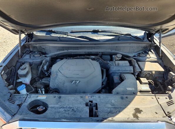 KM8R5DHE6MU269727 2021 HYUNDAI PALISADE Charcoal Vista del compartimento del motor