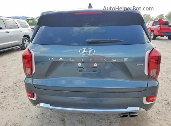 KM8R5DHE7LU085038 2020 HYUNDAI PALISADE Gray Вид ззаду