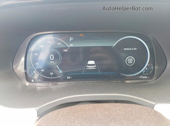 KM8R5DHE8LU148986 2020 HYUNDAI PALISADE Black ხელსაწყოთა პანელის ხედი