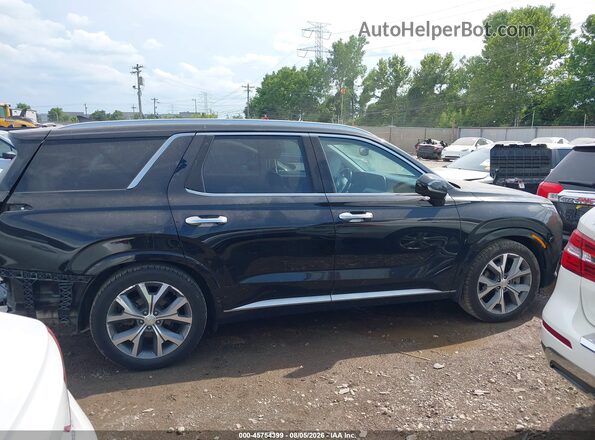 KM8R5DHE8MU192049 2021 HYUNDAI PALISADE Black სალონის 360-გრადუსიანი ხედი