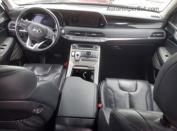 KM8R5DHE8MU202871 2021 HYUNDAI PALISADE Black Dashboard view