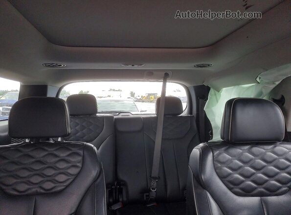 KM8R5DHE8MU202871 2021 HYUNDAI PALISADE Black Rear seats view