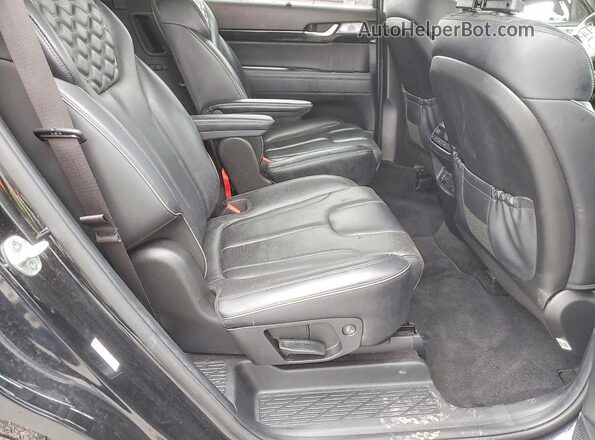 KM8R5DHE8MU202871 2021 HYUNDAI PALISADE Black Rear interior view