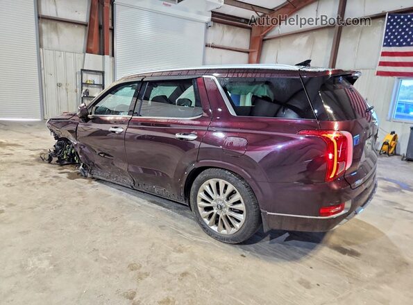 KM8R5DHE9LU160841 2020 HYUNDAI PALISADE Burgundy Rear left