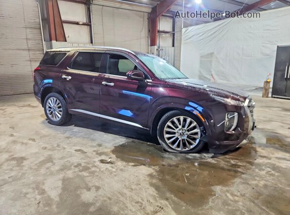 KM8R5DHE9LU160841 2020 HYUNDAI PALISADE Burgundy Front right
