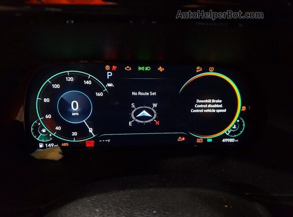 KM8R5DHE9LU160841 2020 HYUNDAI PALISADE Burgundy Instrument cluster view