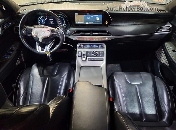 KM8R5DHE9LU160841 2020 HYUNDAI PALISADE Burgundy Dashboard view