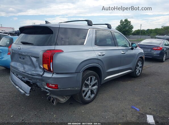 KM8R5DHE9MU186079 2021 HYUNDAI PALISADE Серый Задняя правая четверть